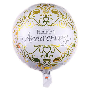 18" HAPPY ANNIVERSARY FOIL BALLOON - Carnations Florist Malaysia