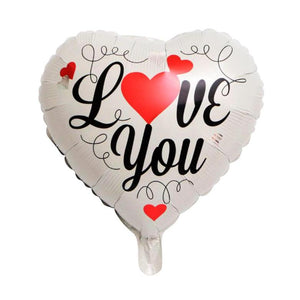 18" I LOVE YOU FOIL BALLOON - Carnations Florist Malaysia