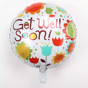 18" GET WELL SOON FOIL BALLOON - Carnations Florist Malaysia