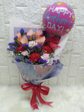 Precious Mom fresh flowers with RM50 cash (Happy Mother's Day 2022)