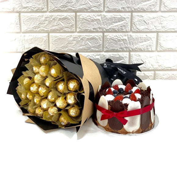 Chocs & Cake - Carnations Florist Malaysia