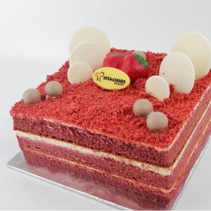 7" Square Red Velvet Cake - Carnations Florist Malaysia