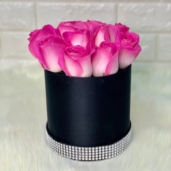 Luxe Pink Roses - Carnations Florist Malaysia