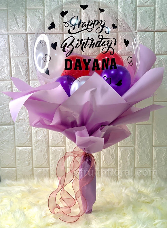 Birthday Balloon Bouquet - Carnations Florist Malaysia