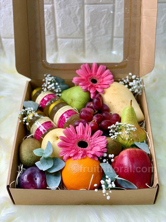 Fruit Lover Box with Bird's Nest - Carnations Florist Malaysia