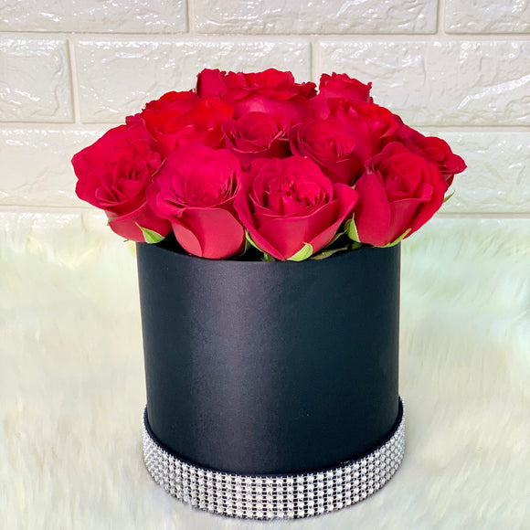 Luxe Red Roses - Carnations Florist Malaysia