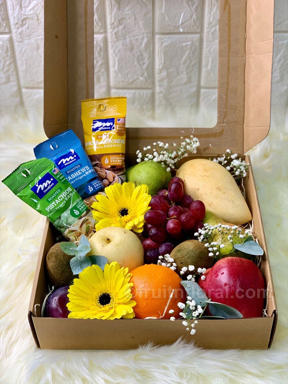 Fruits and Nuts Box - Carnations Florist Malaysia