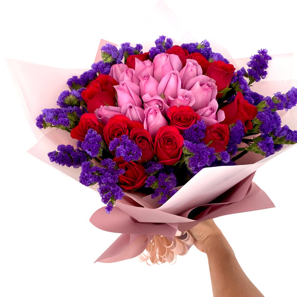 30 Roses Bouquet - Carnations Florist Malaysia