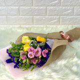 Delightful Hand Bouquet - Carnations Florist Malaysia