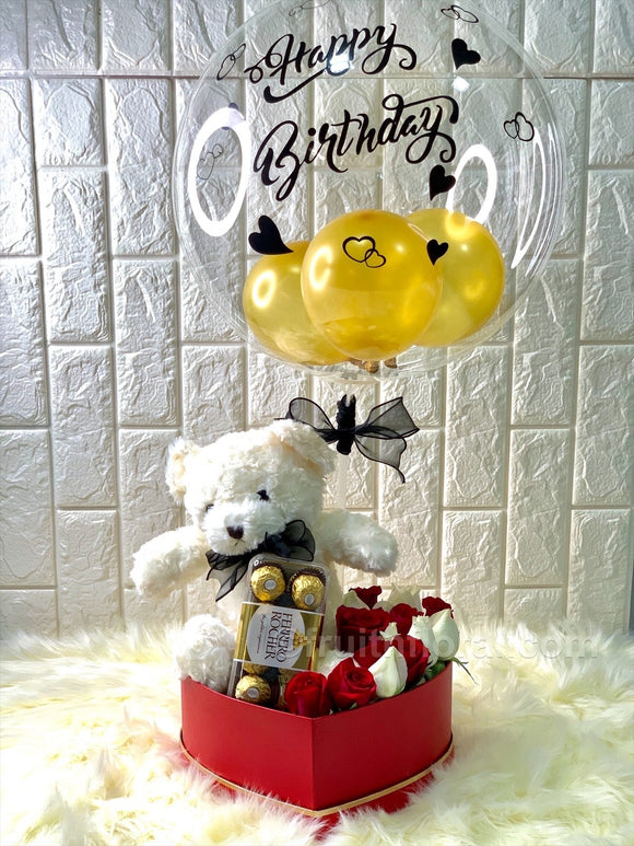 Sweet Love Balloon - Carnations Florist Malaysia