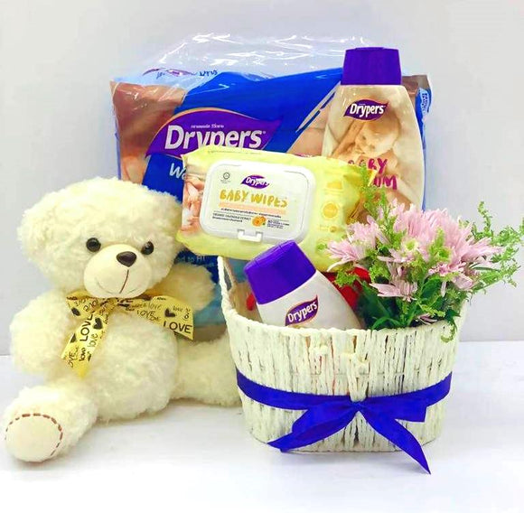 New Born Baby Boy Gift Set C - Carnations Florist Malaysia