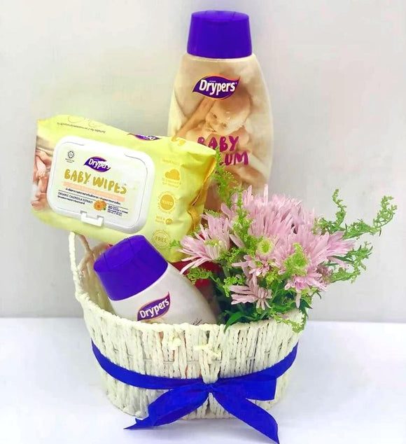 New Born Baby Boy Gift Set D - Carnations Florist Malaysia
