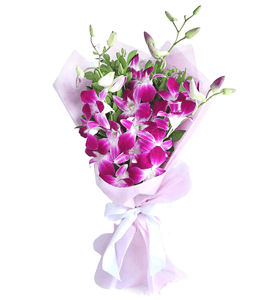 Orchid Bouquet - Carnations Florist Malaysia