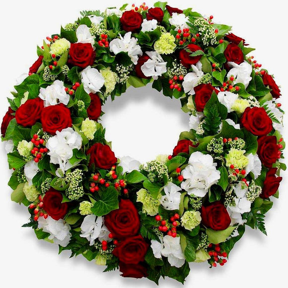 Wreath 3 - Carnations Florist Malaysia