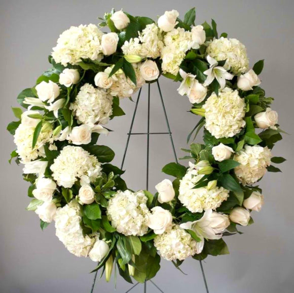 Wreath 5 - Carnations Florist Malaysia