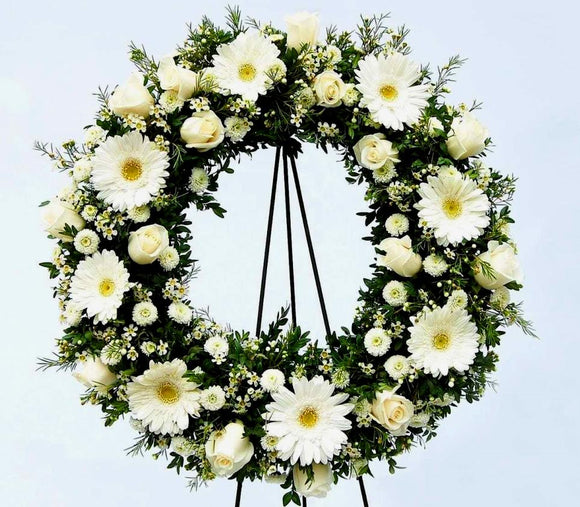 Wreath 6 - Carnations Florist Malaysia