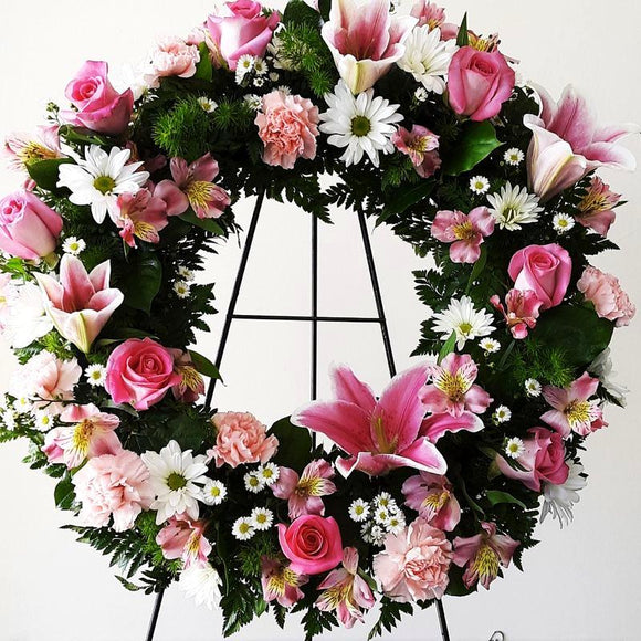 Wreath 4 - Carnations Florist Malaysia
